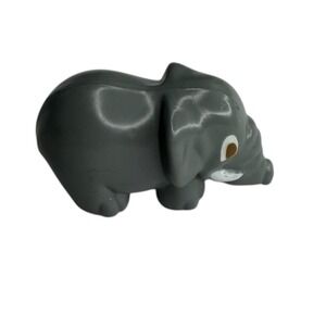 BLUEBIRD Polly Pocket Elephant Figurine Gray 1992 Plastic Wild Zoo Piece